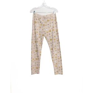 Disney Parks Authentic Size XL Beige Leggings With Cute Cartoon & Sweet Treats